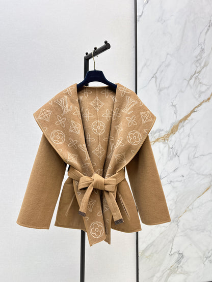 Double sided wrap around coat