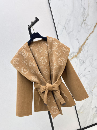 Double sided wrap around coat