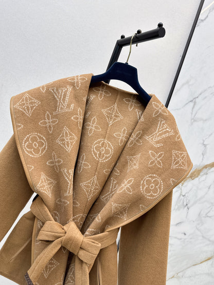 Double sided wrap around coat