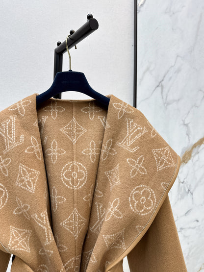 Double sided wrap around coat