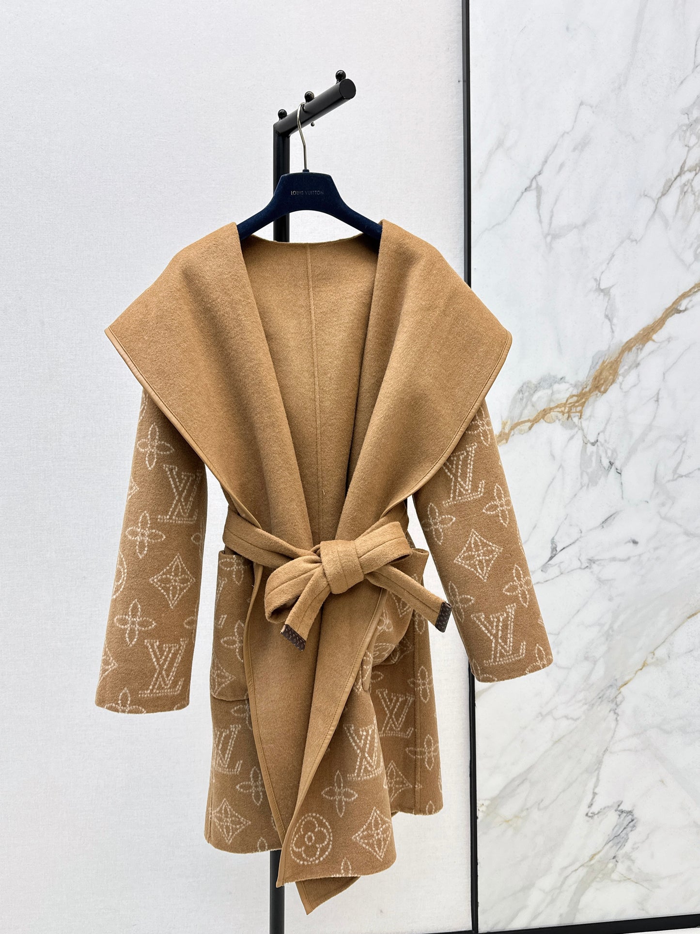 Double sided wrap around coat