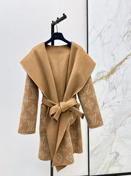 Double sided wrap around coat