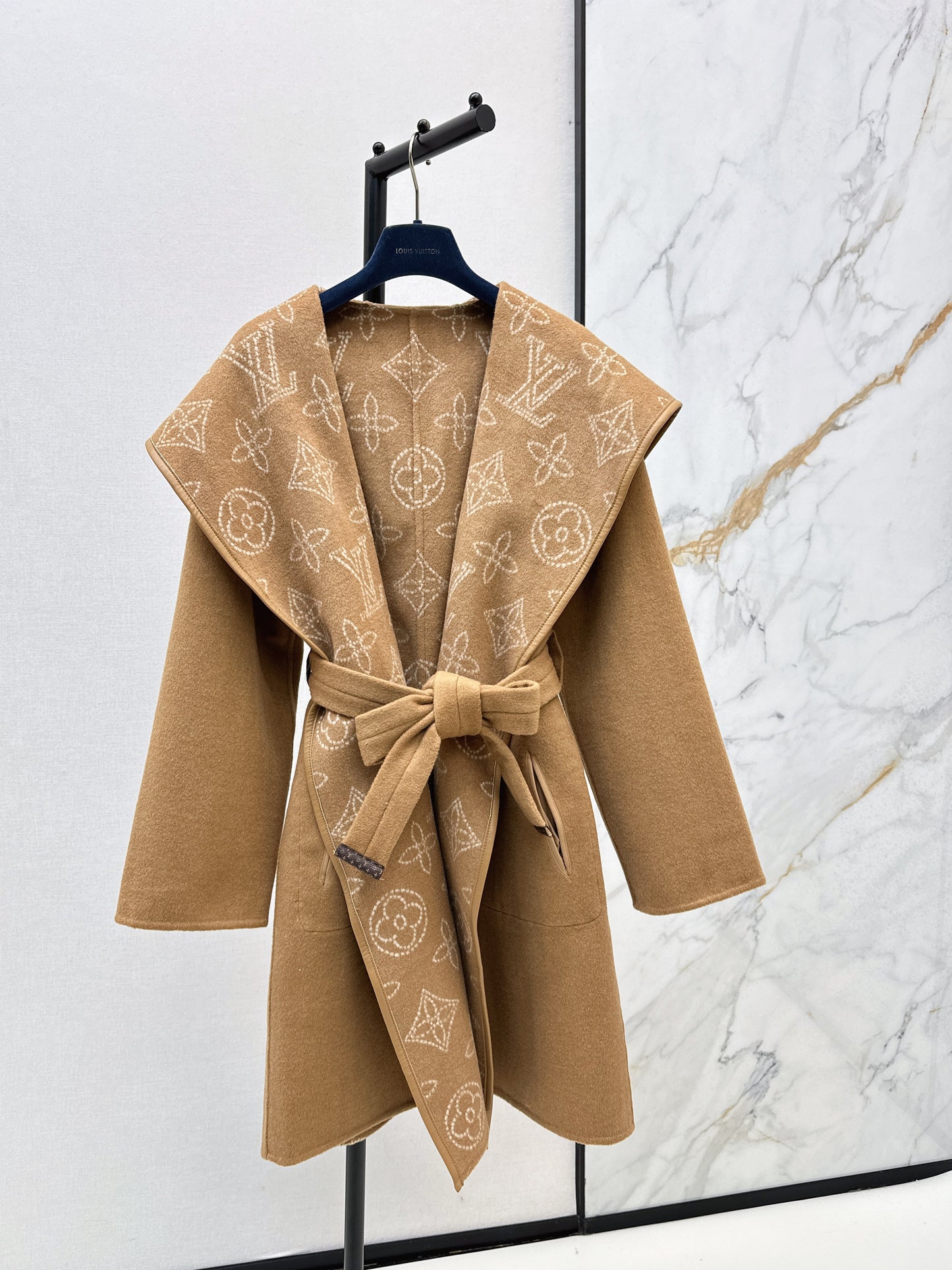 Double sided wrap around coat