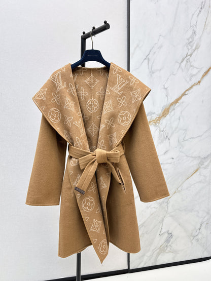 Double sided wrap around coat
