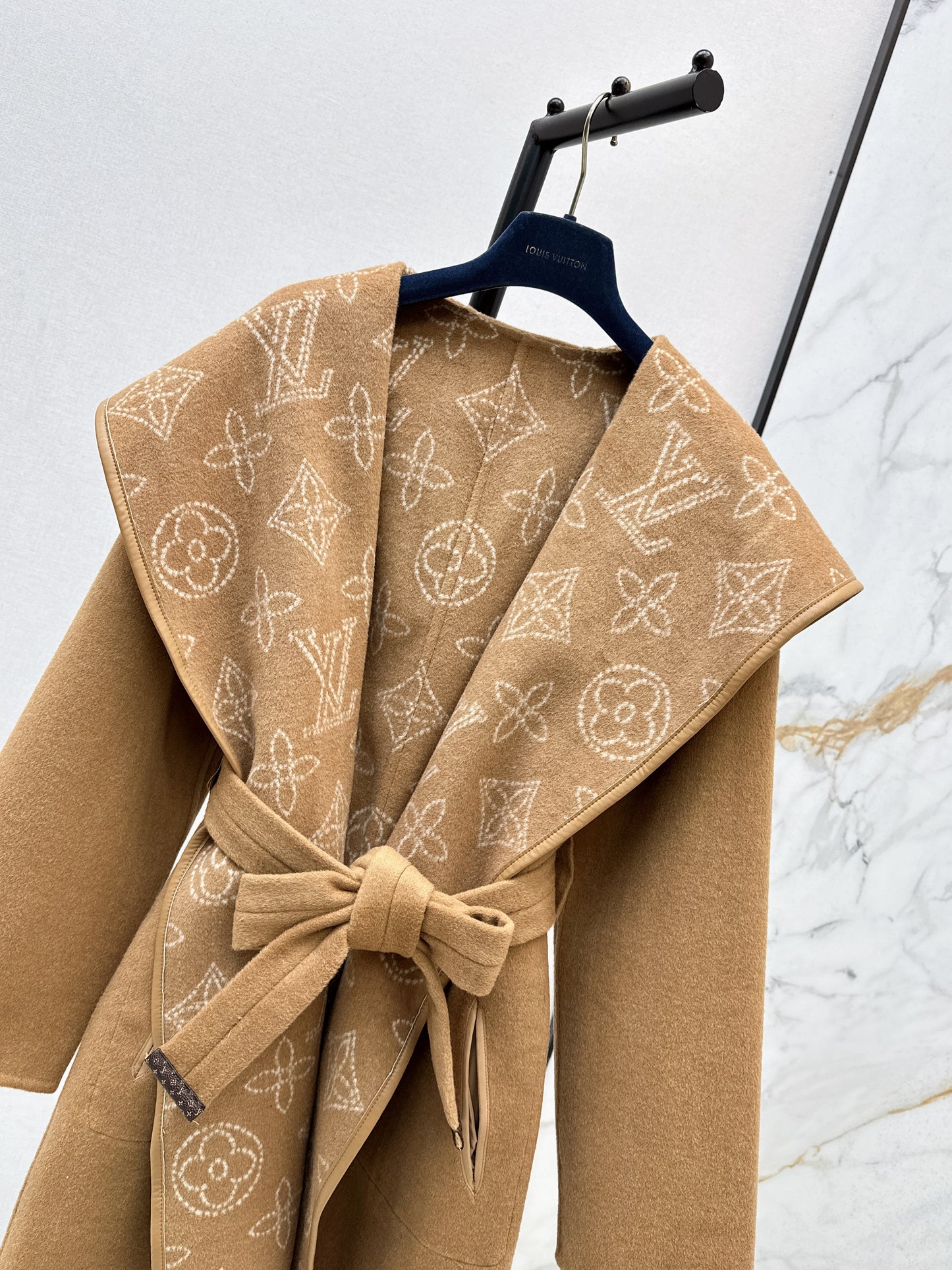 Double sided wrap around coat