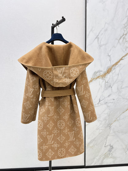 Double sided wrap around coat