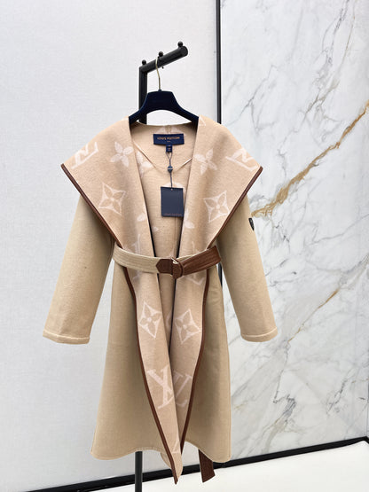 Double sided wrap around coat