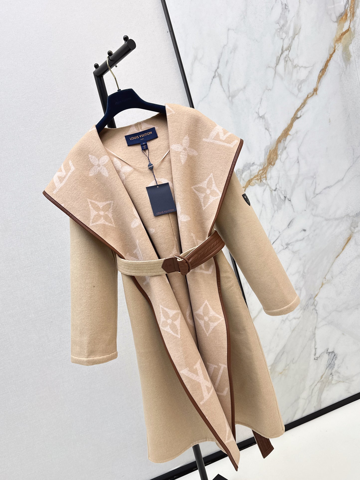 Double sided wrap around coat