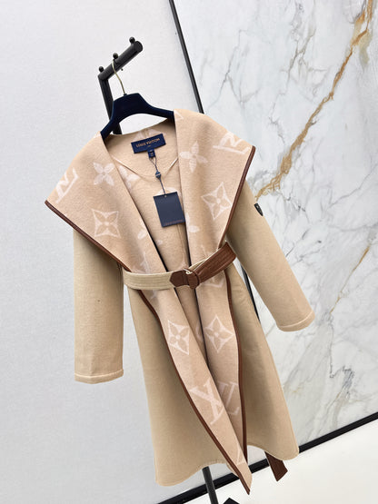 Double sided wrap around coat