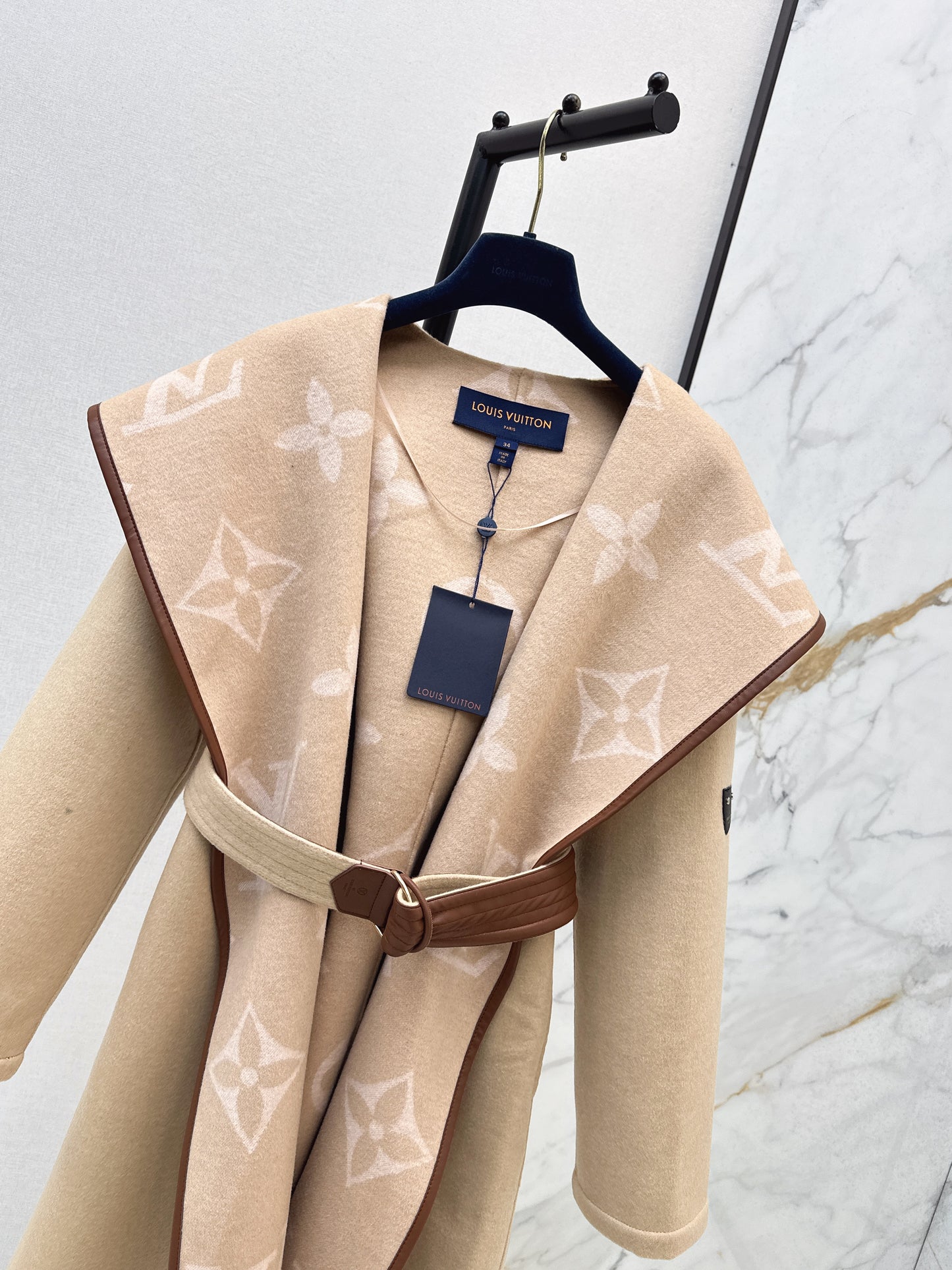 Double sided wrap around coat