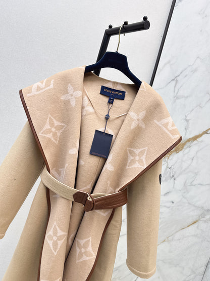 Double sided wrap around coat