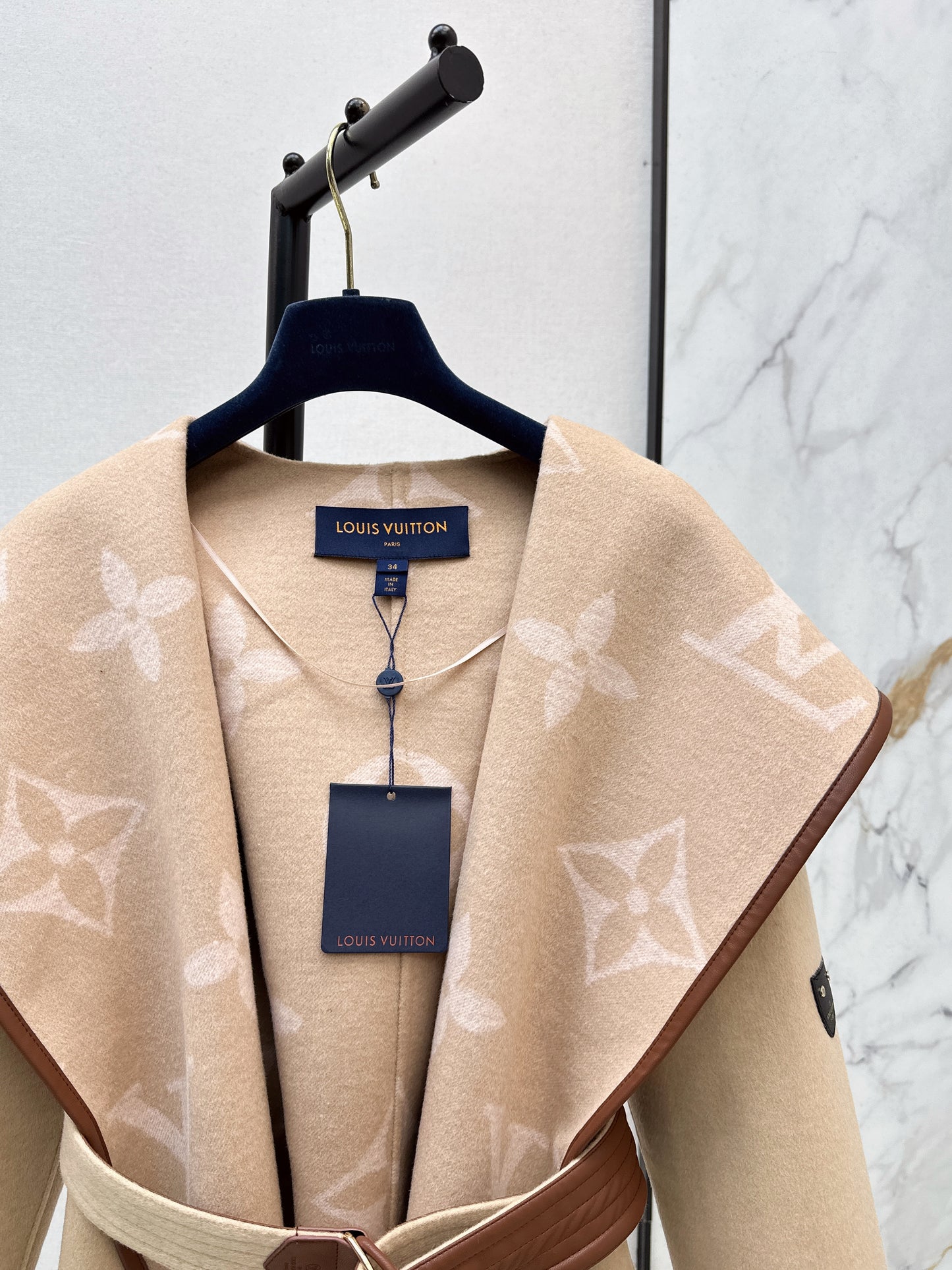 Double sided wrap around coat