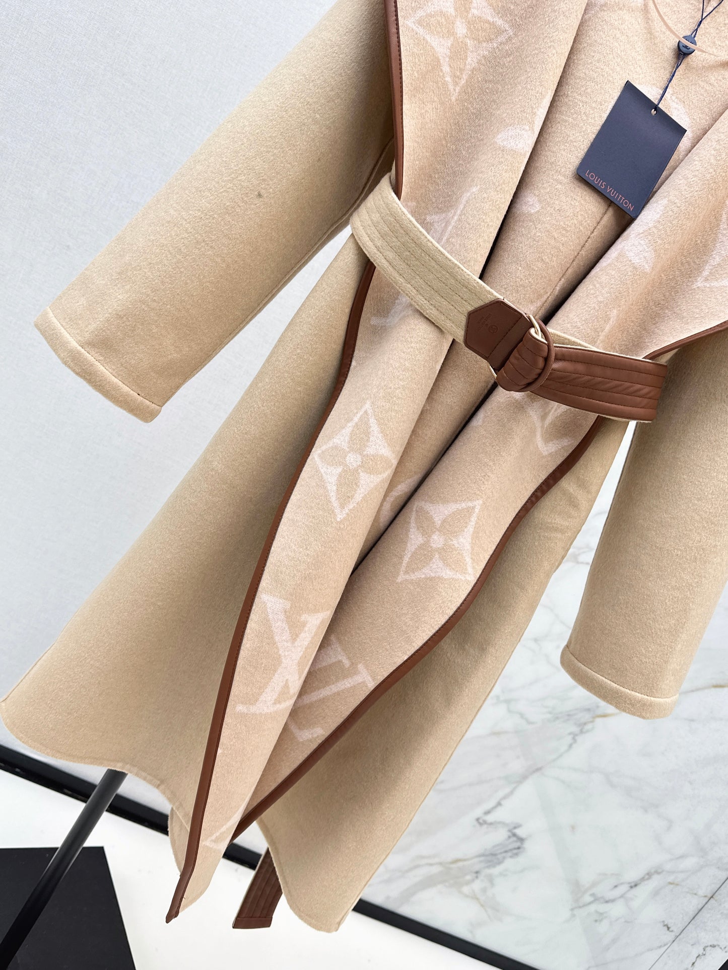 Double sided wrap around coat