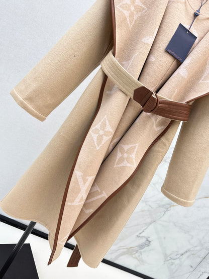 Double sided wrap around coat