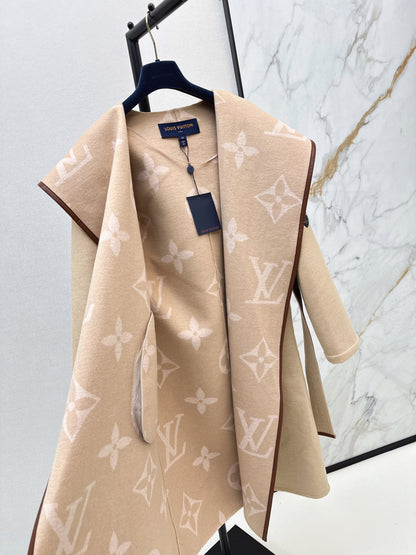 Double sided wrap around coat
