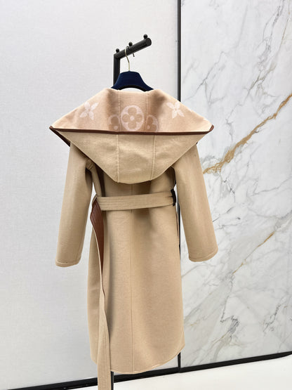 Double sided wrap around coat