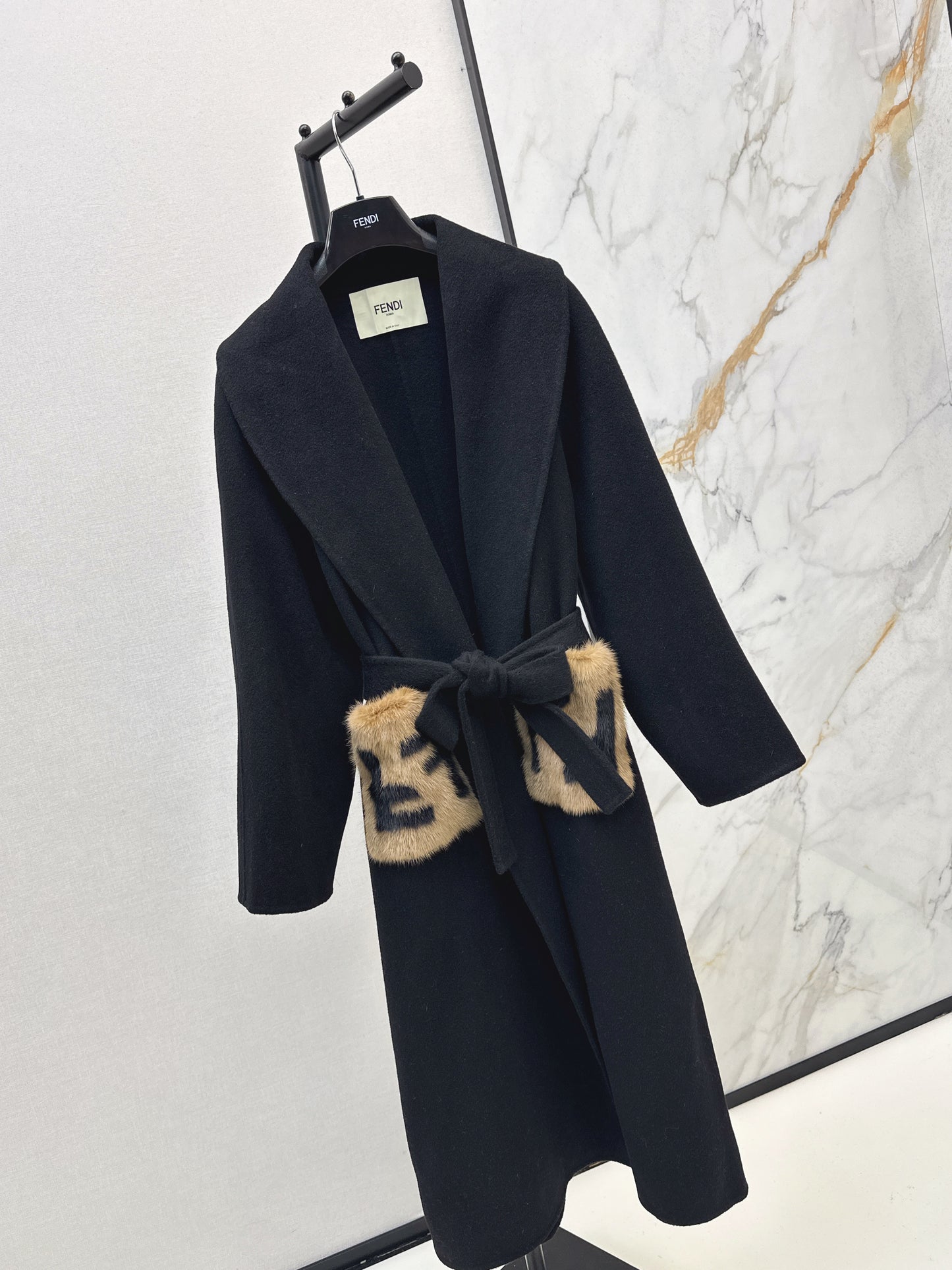 Double sided wool coat