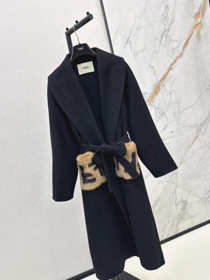 Double sided wool coat