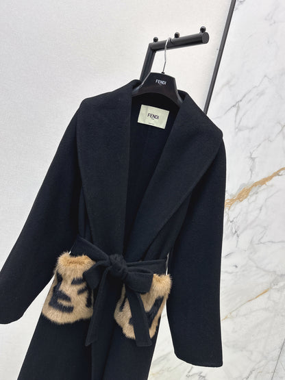 Double sided wool coat