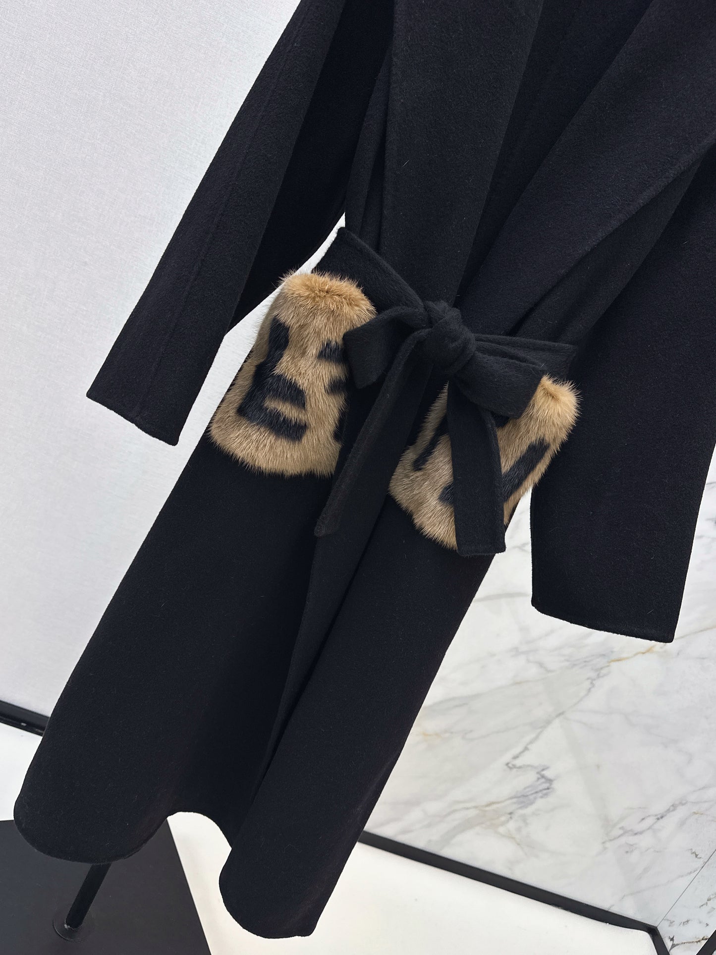 Double sided wool coat