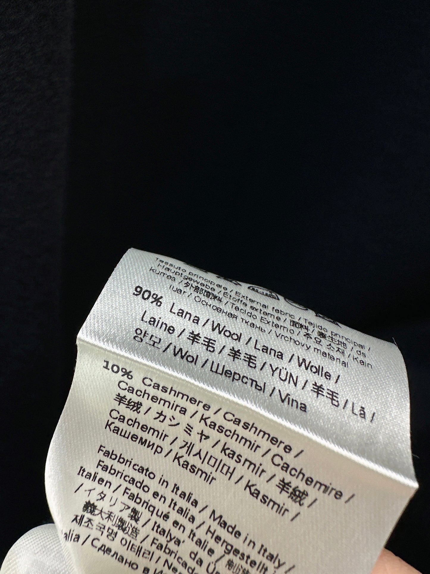 Double sided wool coat