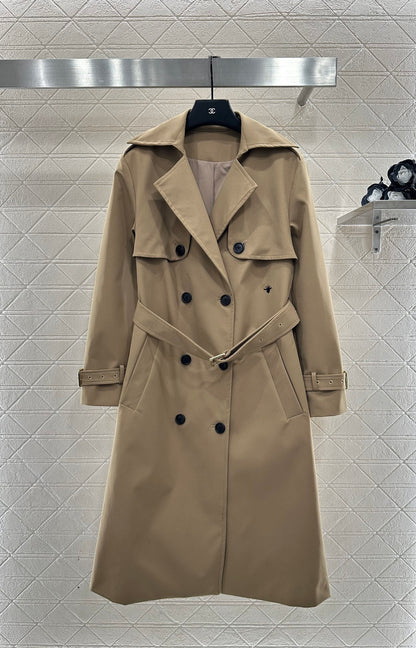 Belt long windbreaker jacket