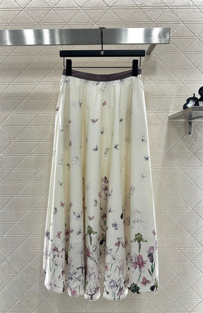 Direct spray floral umbrella shaped skirt
