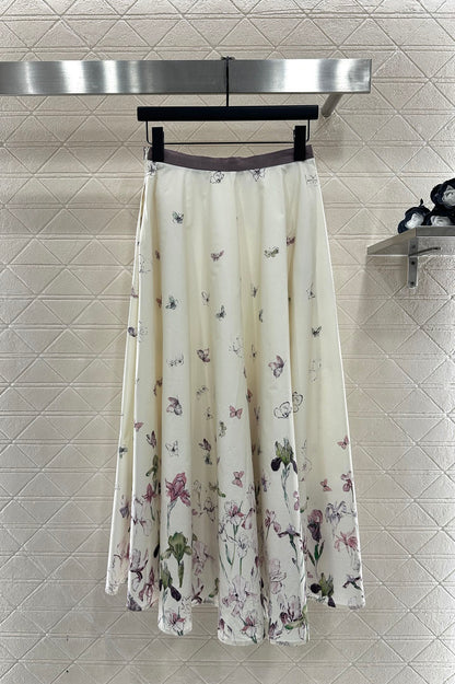 Direct spray floral umbrella shaped skirt