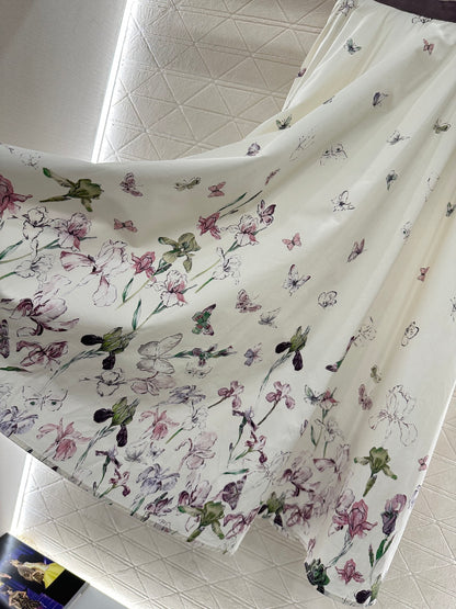 Direct spray floral umbrella shaped skirt