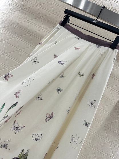 Direct spray floral umbrella shaped skirt