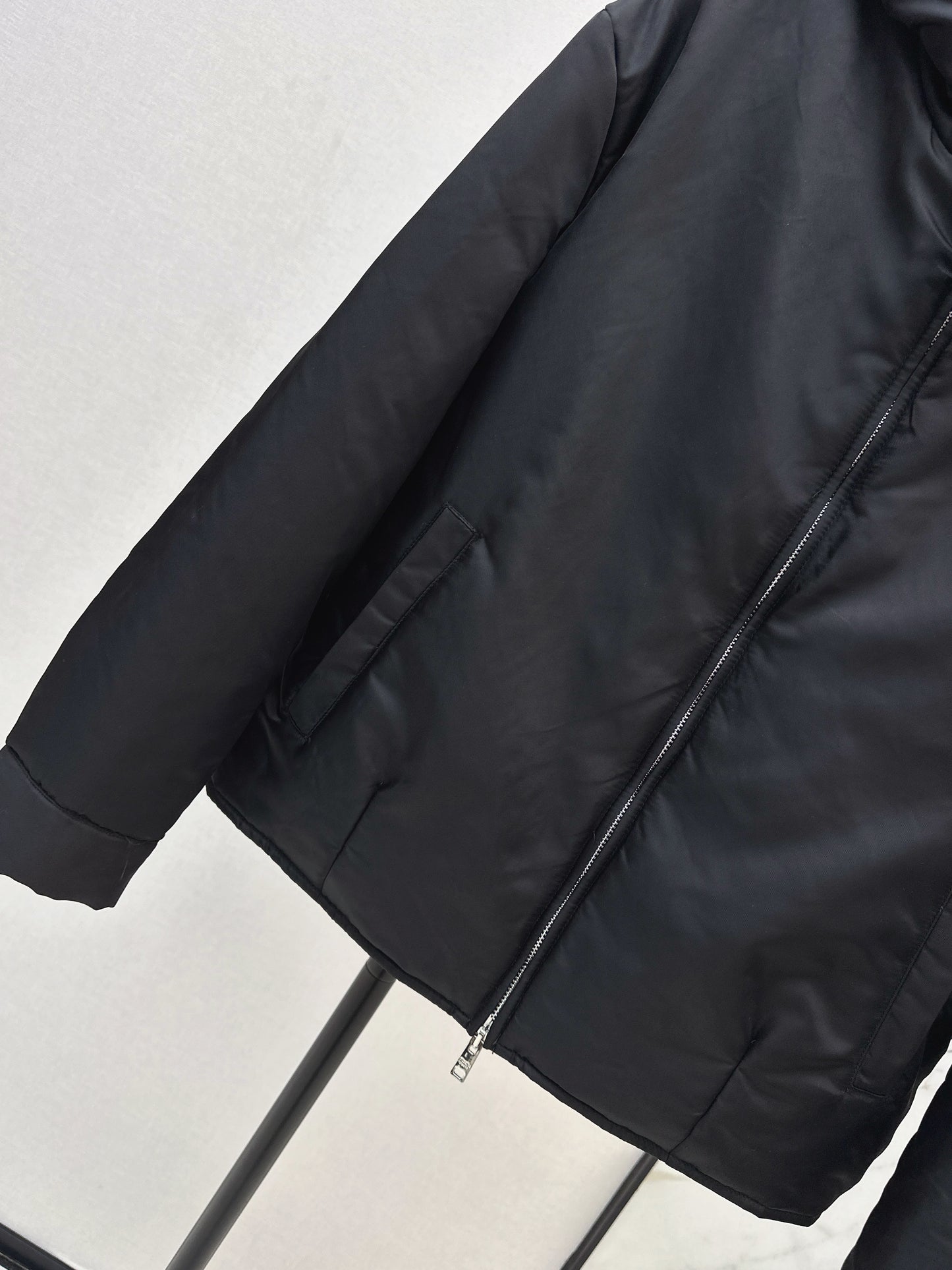 Hooded cotton jacket