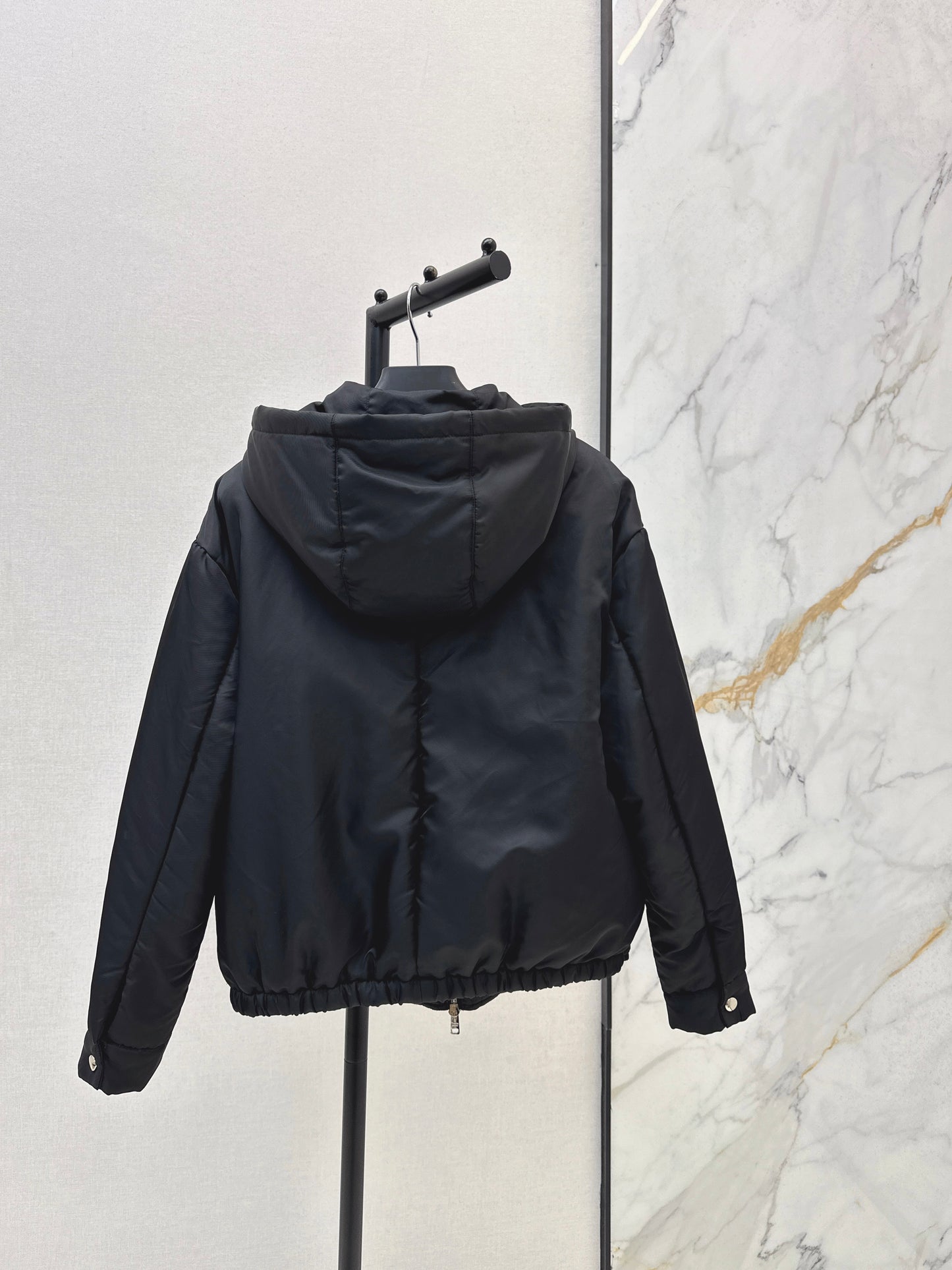 Hooded cotton jacket