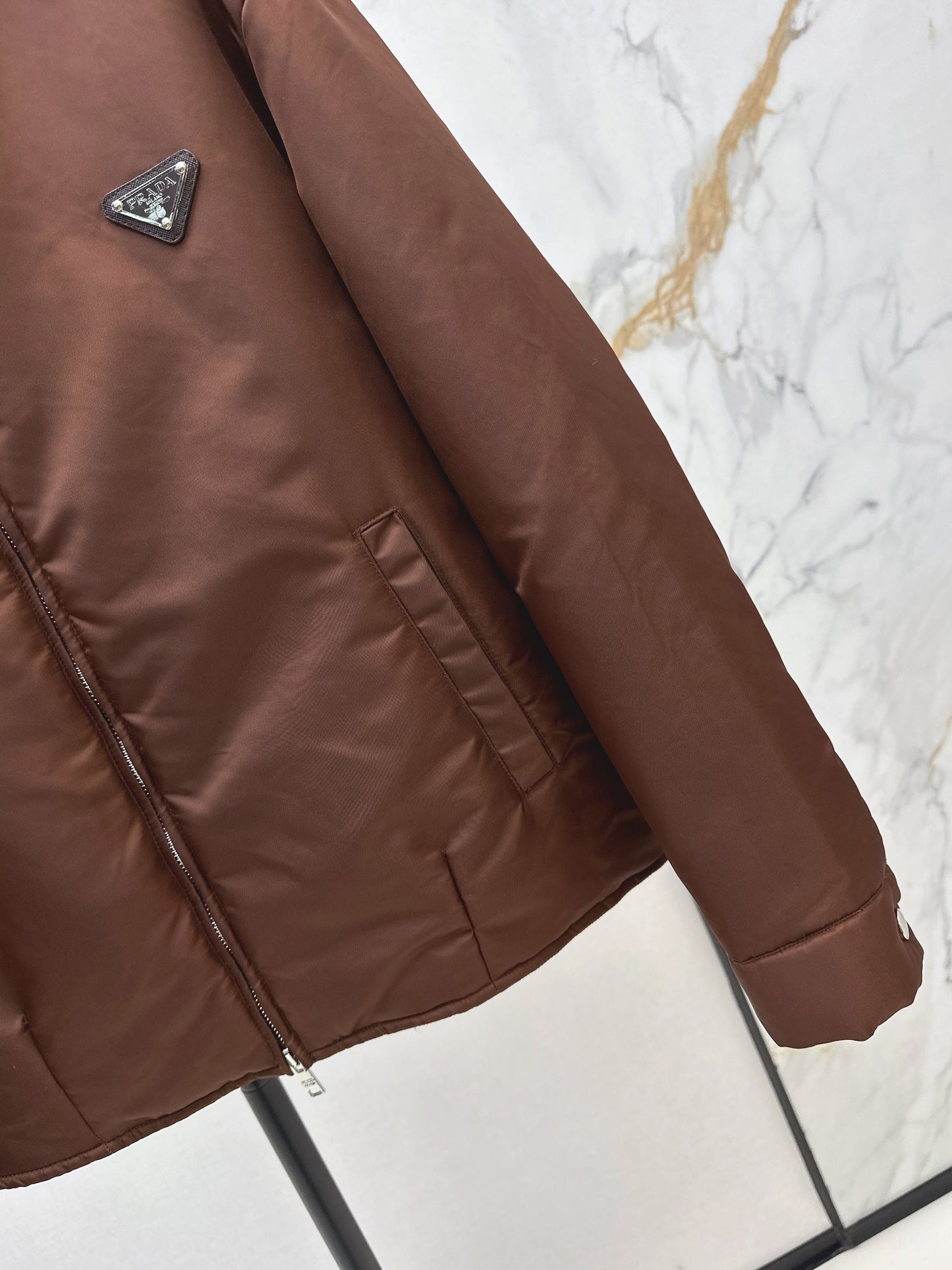 Hooded cotton jacket