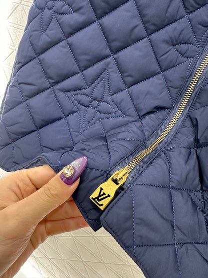 Collar embossed cotton jacket