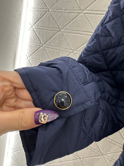 Collar embossed cotton jacket