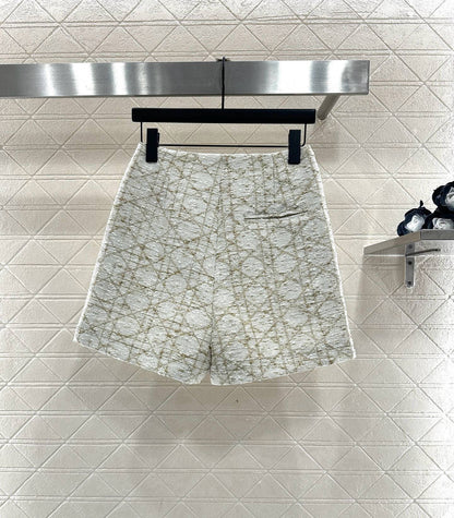 Tengge patterned jacquard skirt pants