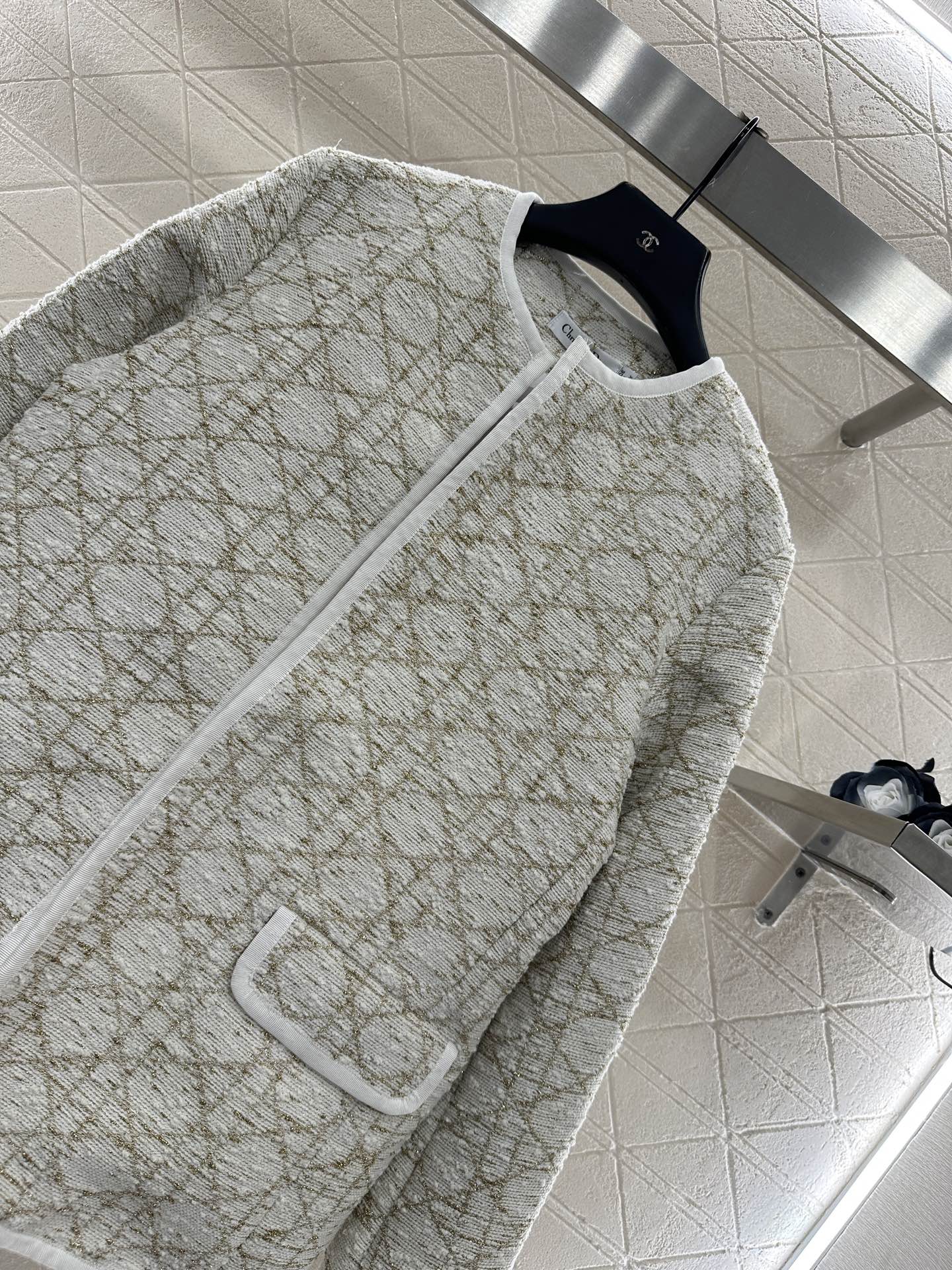 Tengge patterned jacquard jacket