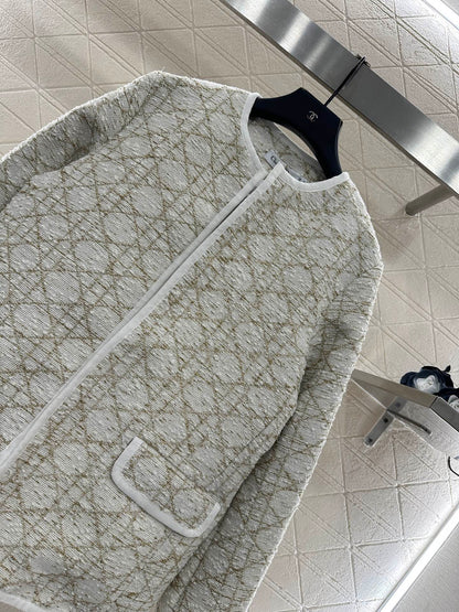 Tengge patterned jacquard jacket