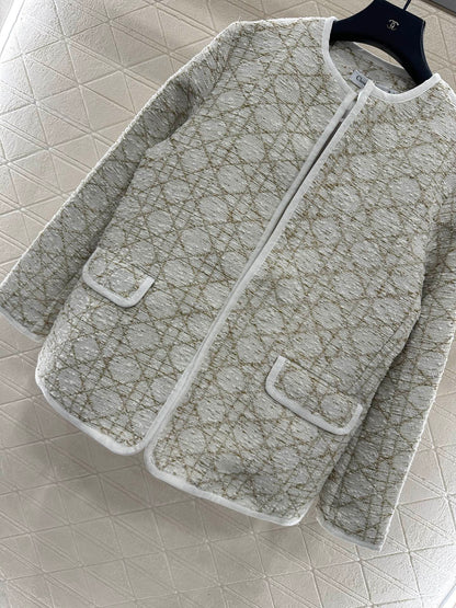 Tengge patterned jacquard jacket