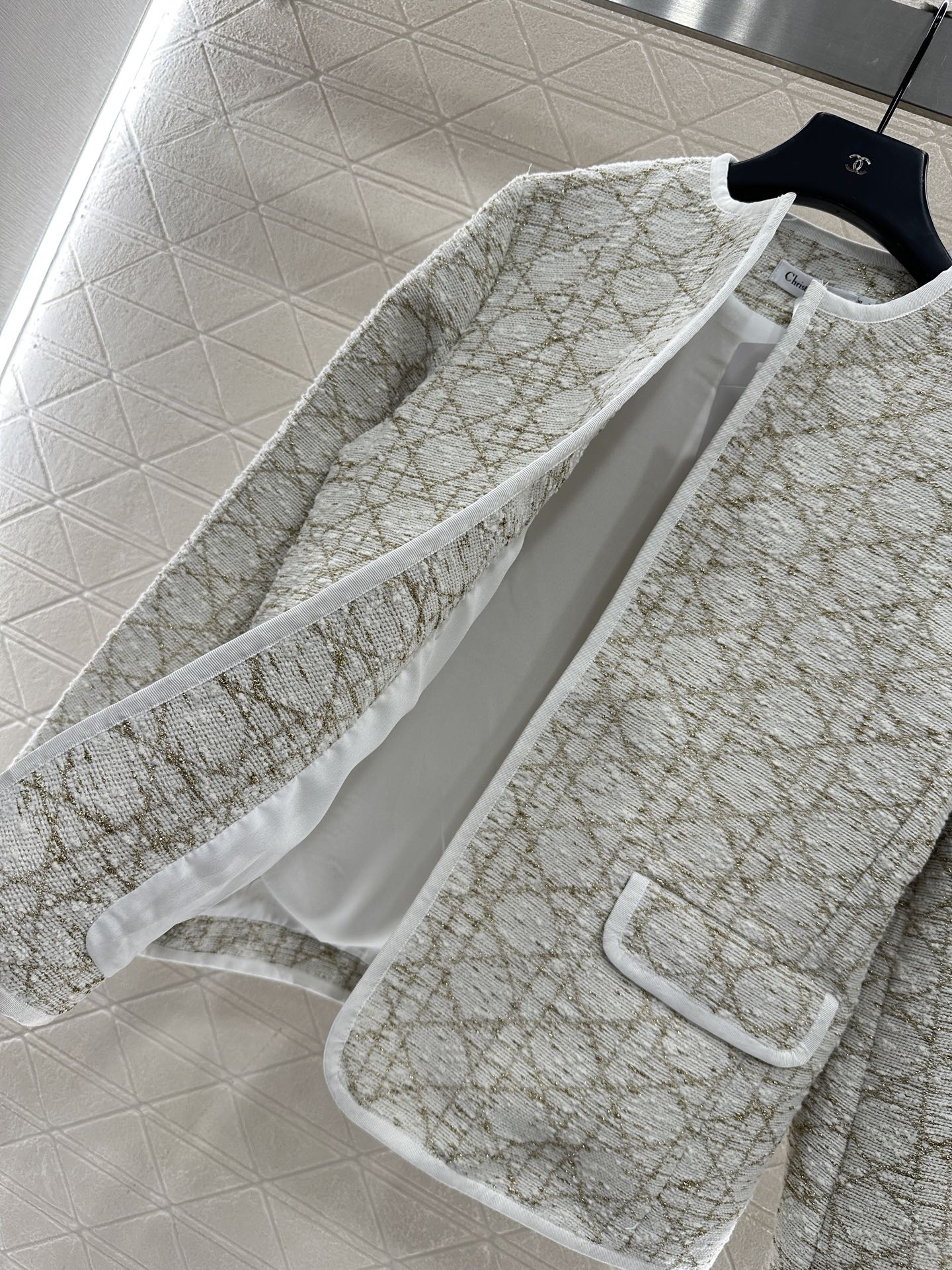 Tengge patterned jacquard jacket