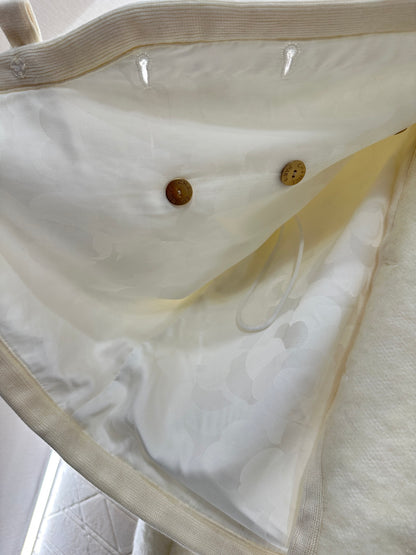 Round neck woolen dress jacket