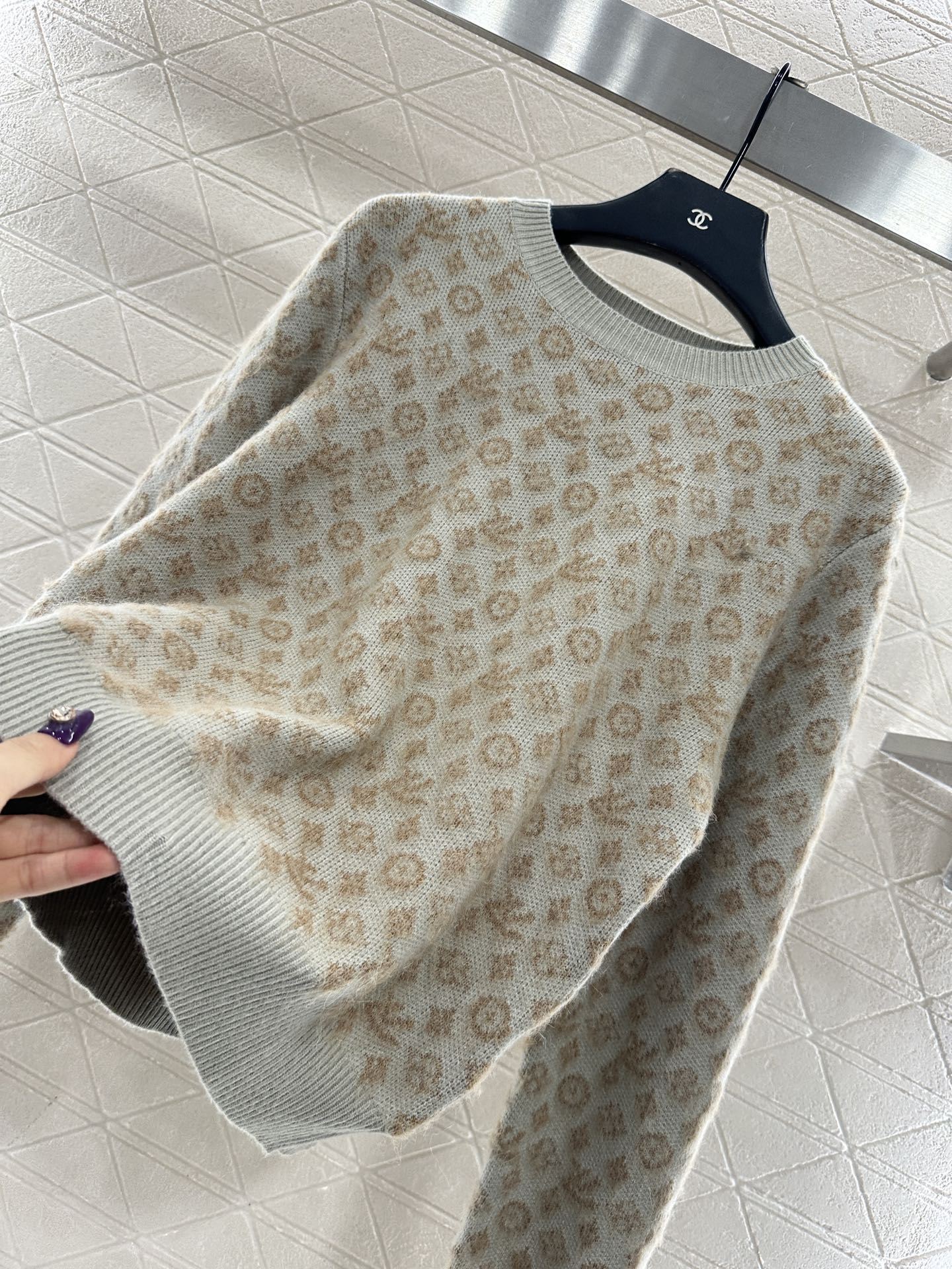 jacquard sweater
