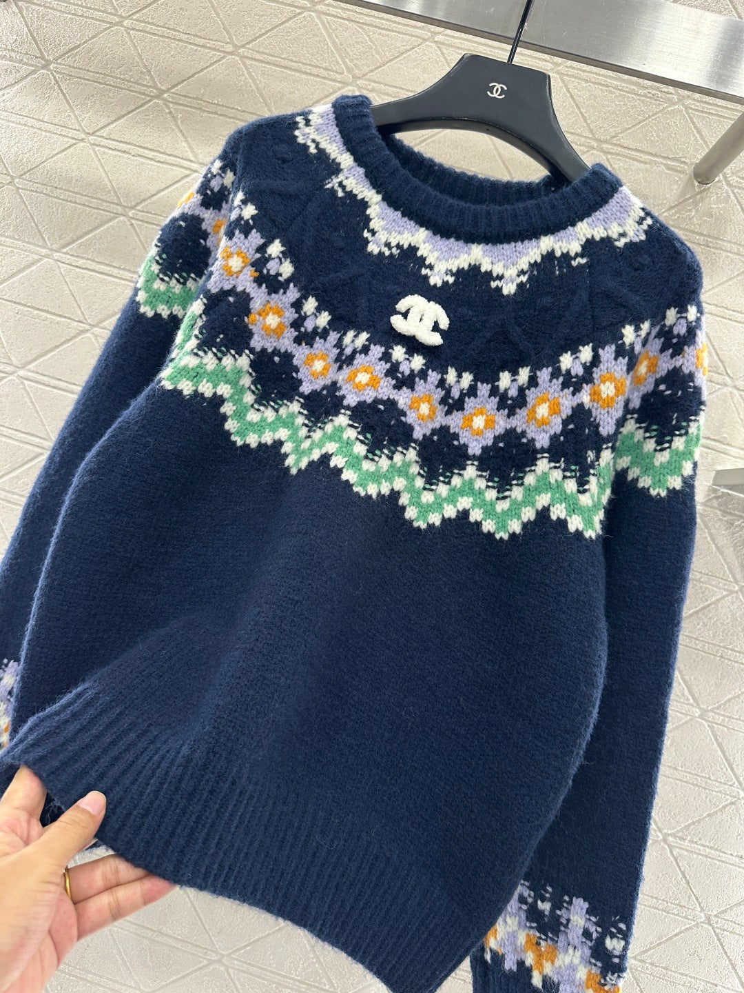 Heavy industry crochet sweater