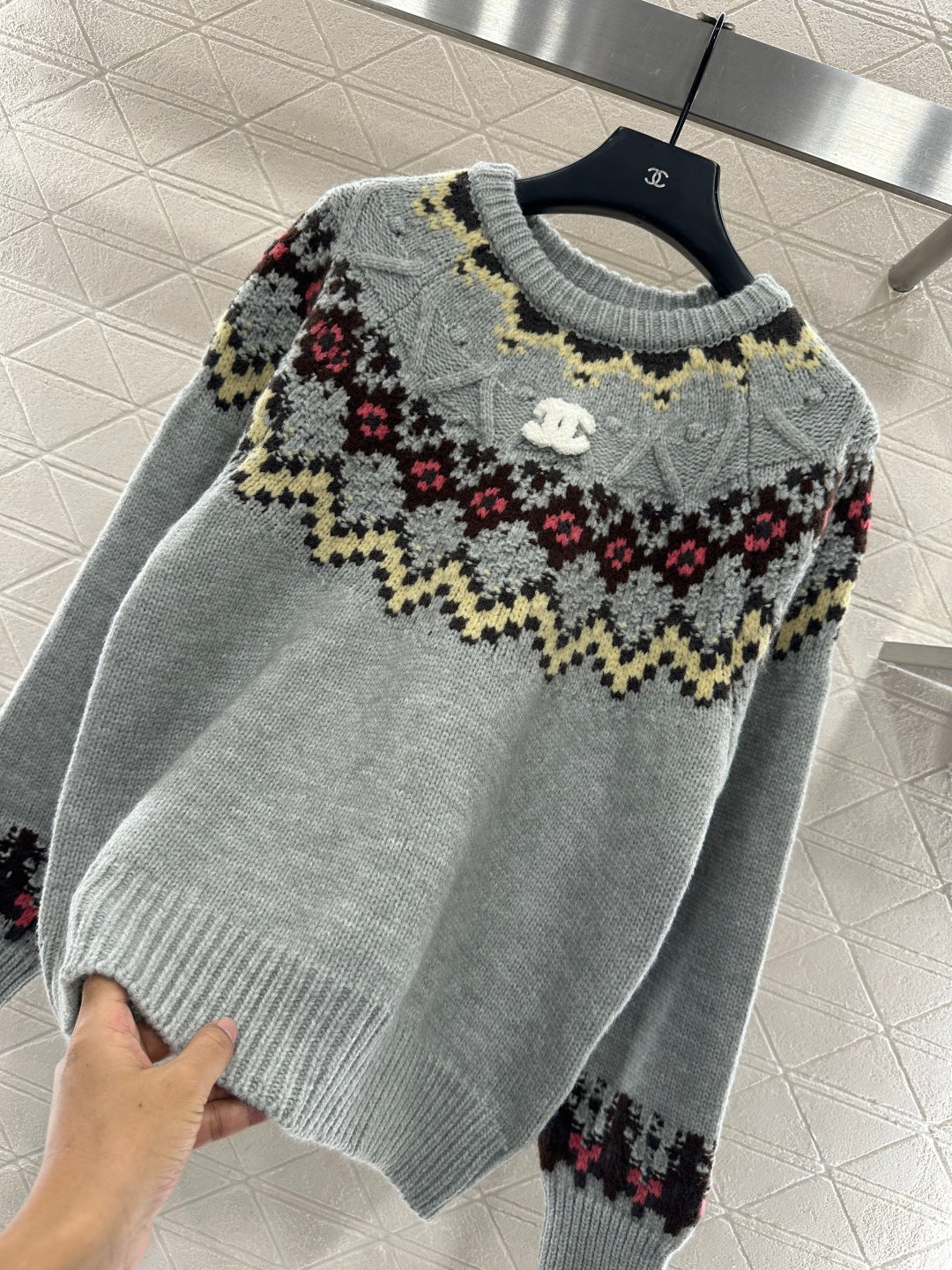 Heavy industry crochet sweater