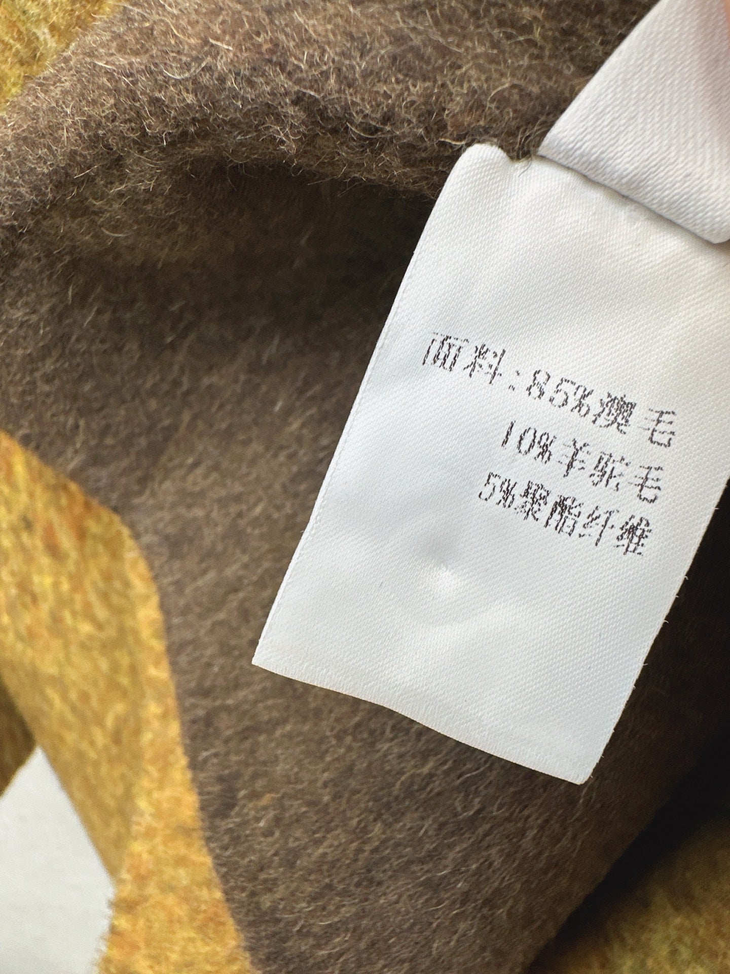 Down lined double-sided cashmere coat