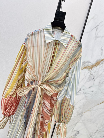 Holiday style printed dress