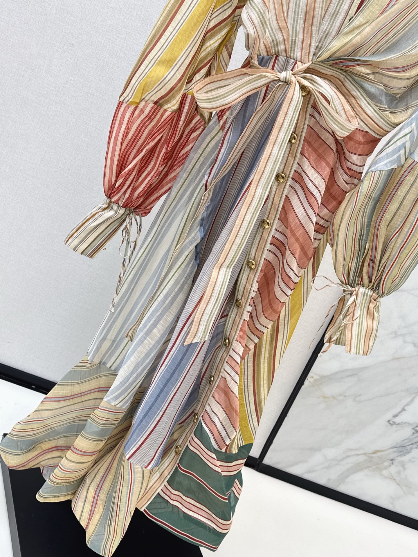 Holiday style printed dress