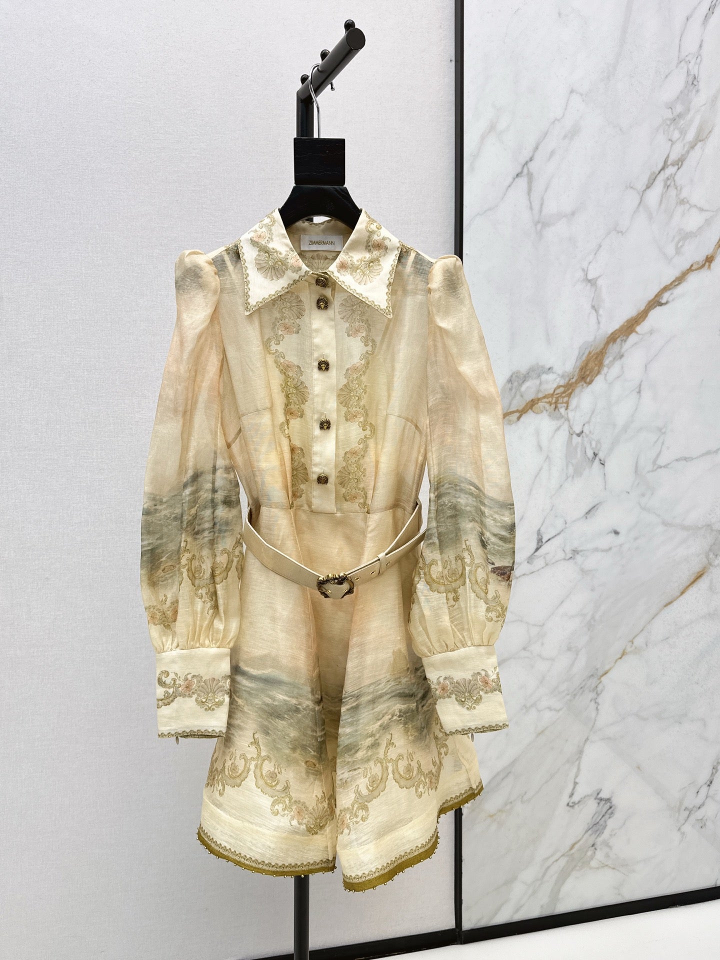 Holiday style printed dress