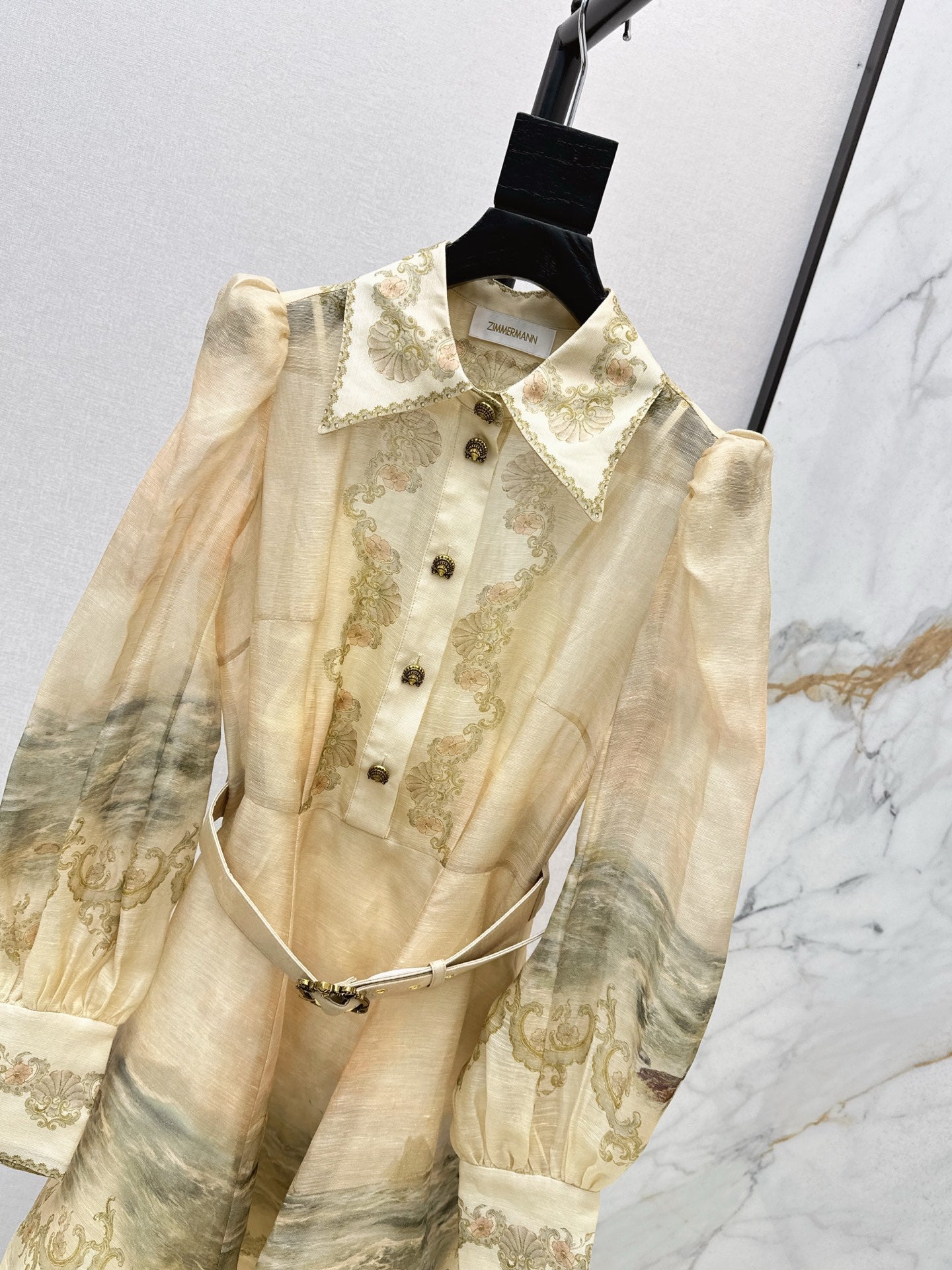 Holiday style printed dress