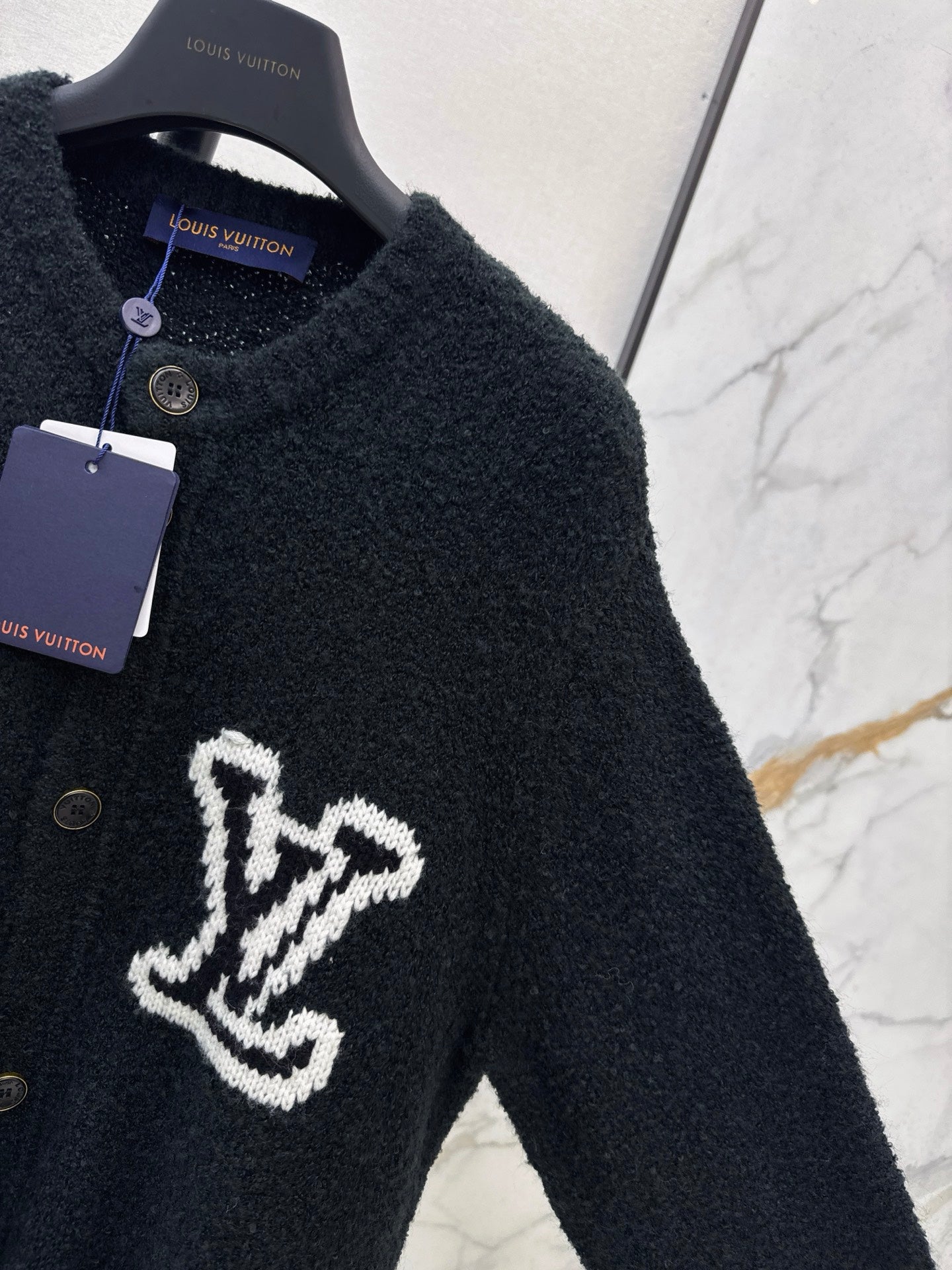 Flower jacquard cardigan